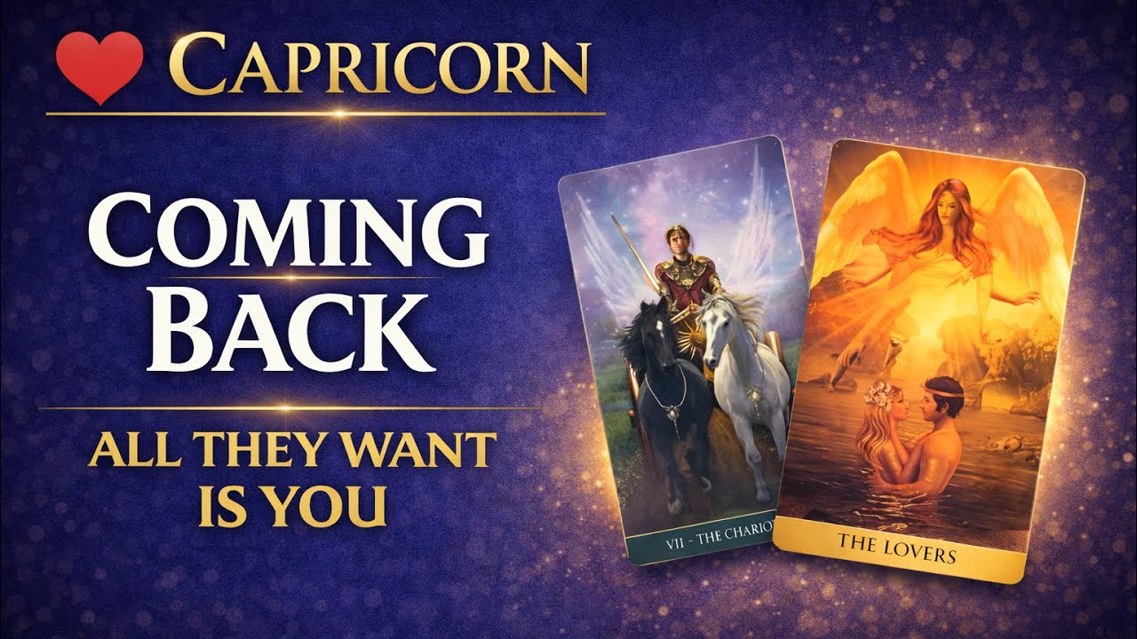 ❤️CAPRICORN-They’re Coming Back to Claim You|Tarot Love Reading