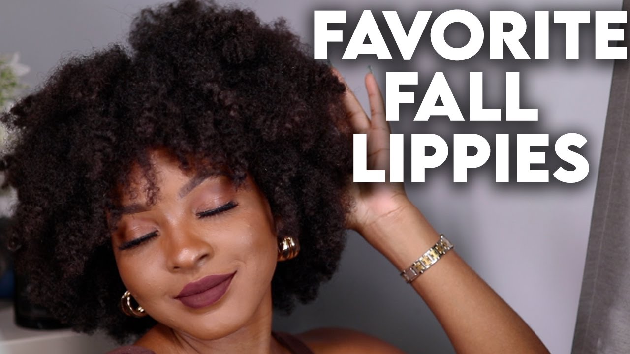 FALL LIP COLORS FOR WOMEN OF COLOR | DRUGSTORE & BLACK OWNED | KENSTHETIC