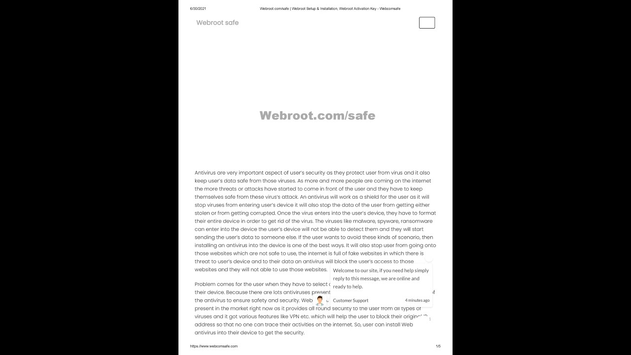 Webroot.com/safe | Webroot Setup & Installation, Webroot Activation Key