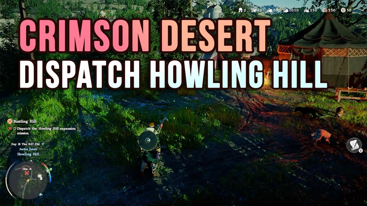 How to Dispatch the Howling Hill Expansion Mission in Crimson Desert for the Bustling Hill Quest
