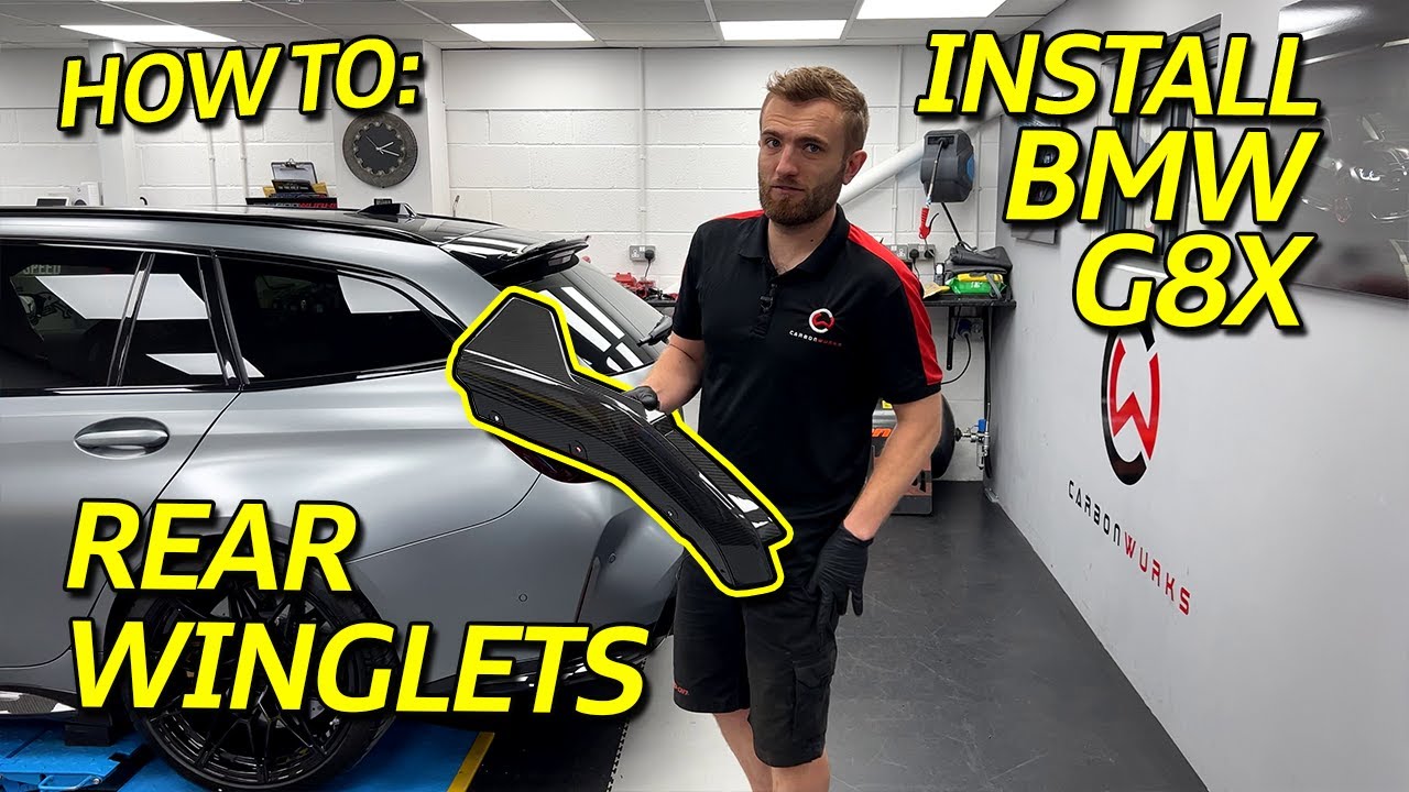 HOW TO Install Carbon Fibre Rear Spoilers To A BMW M3 G80 / M4 G82