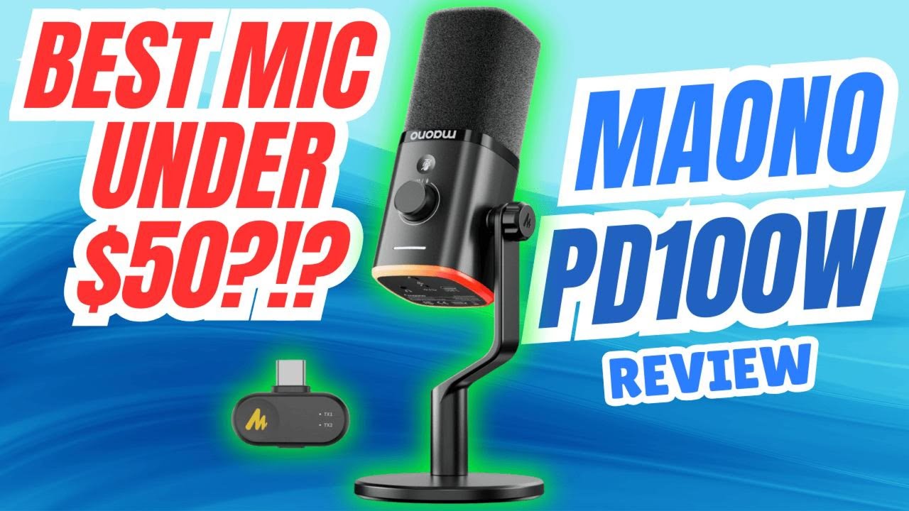Maono PD100W Mic Review