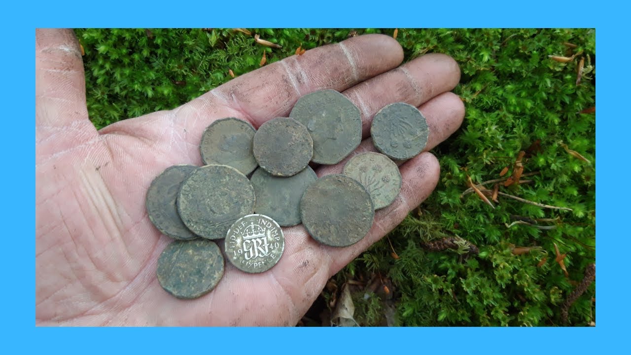 Silver & So Many Coins in the Woods Today! Metal Detecting UK