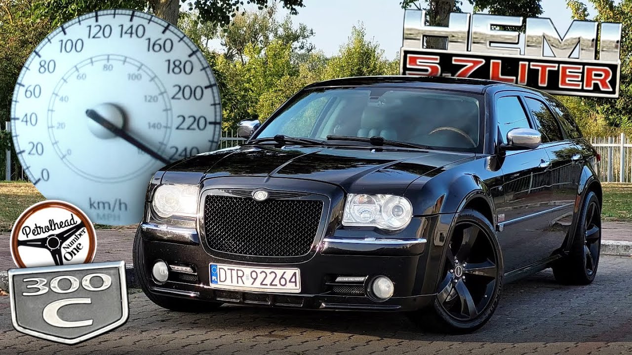 2005 Chrysler 300C 5.7 HEMI (340 KM) | V-max, 0-100, 100-200 km/h, prezentacja. | 4K