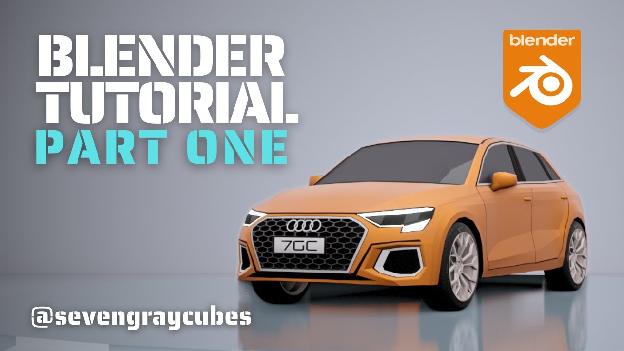 How to model Car in Blender - easy method - PART 1