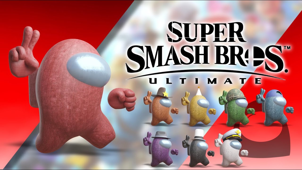 Super Smash Bros Ultimate (Rosy&rsquo;s Modding Madness) - Among Us Crewmates