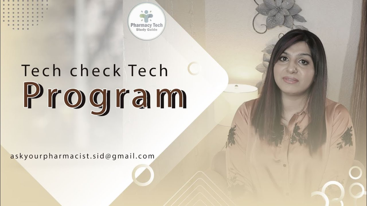 What is tech check tech program in pharmacy | Tech check Tech