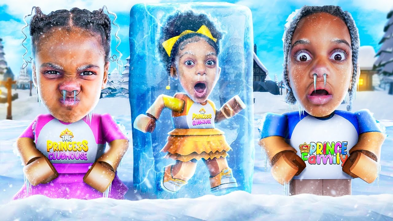 ROBLOX FREEZE TAG WITH NOVA, AYLA, KYRIE, & DJ | The Princess Clubhouse
