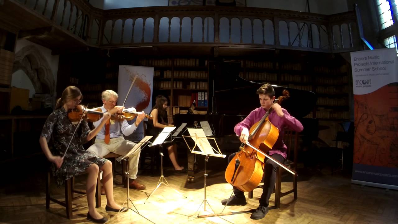 Faure:Piano Quartet,Op.15,3rd mvt@Encore Music Projects International Summer School 2016