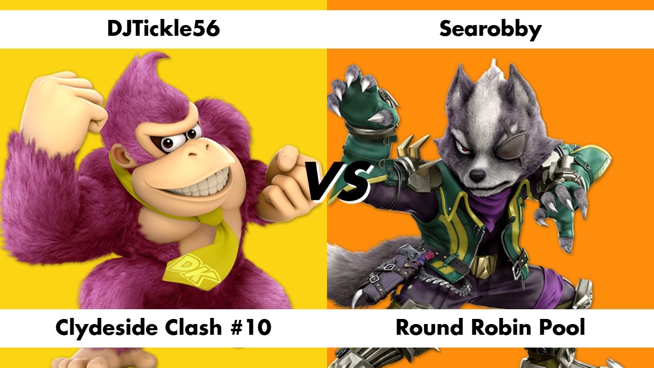 DJTickle56 (Donkey Kong / Luigi / Snake) vs Searobby (Wolf) - Clydeside Clash 10 Round Robin Pool