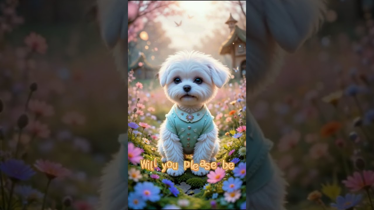 Tiny Coton Puppy&rsquo;s New Way of Teaching &ldquo;ABCDEFG&rdquo; 🐶📚 | Cutest Lesson Ever!