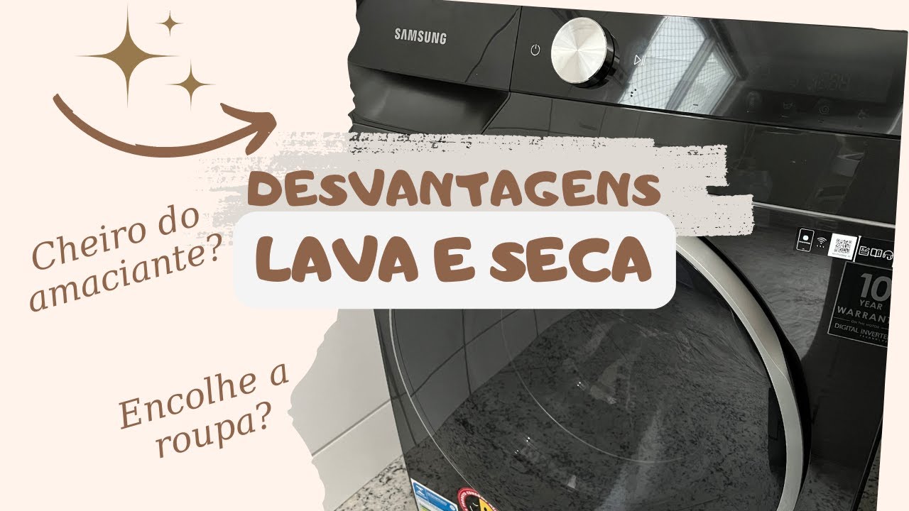 Encolheu minhas roupas / Desvantagens Lava e seca SAMSUNG | WD14T | QUICK DRIVE