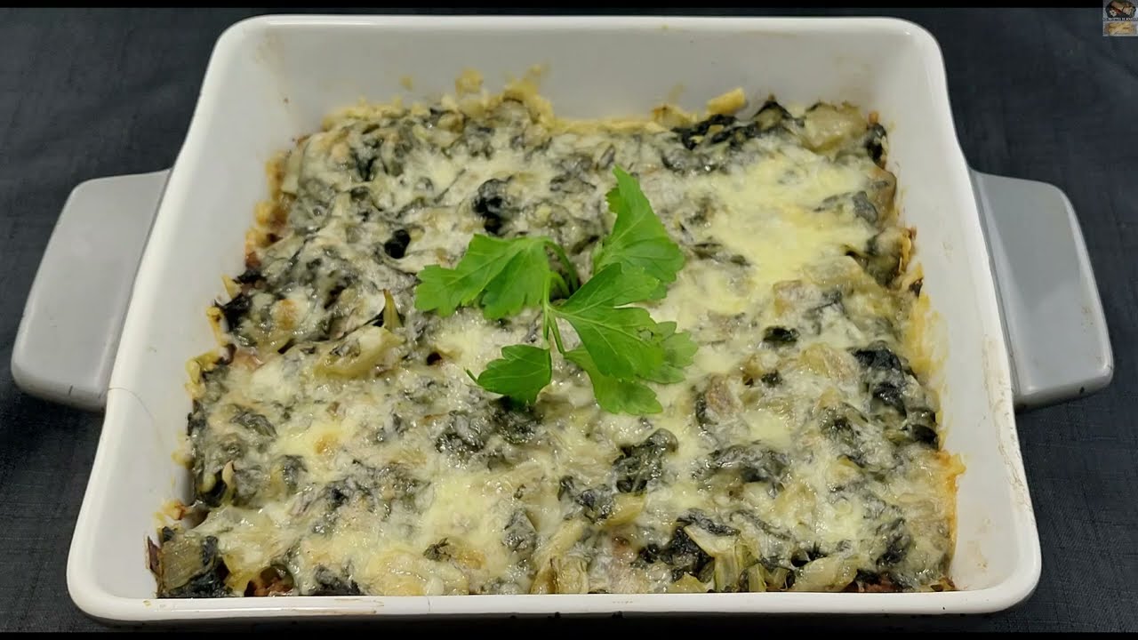 Gratin d'épinards au fromage
