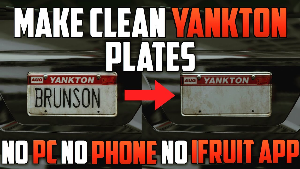 GTA 5 How To take off letters on your Yankton Plate Glitch 1.50  GTA V Merge Glitch 1.50 Modded Cars