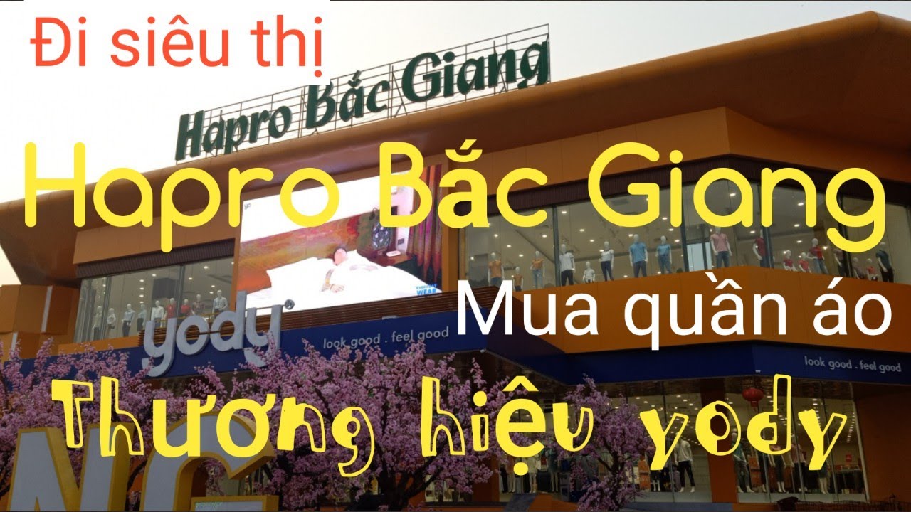Đầu năm đi siêu thị Hapro Bắc Giang mua quần áo thương hiệu YODY-đẹp,rẻ bất ngờ