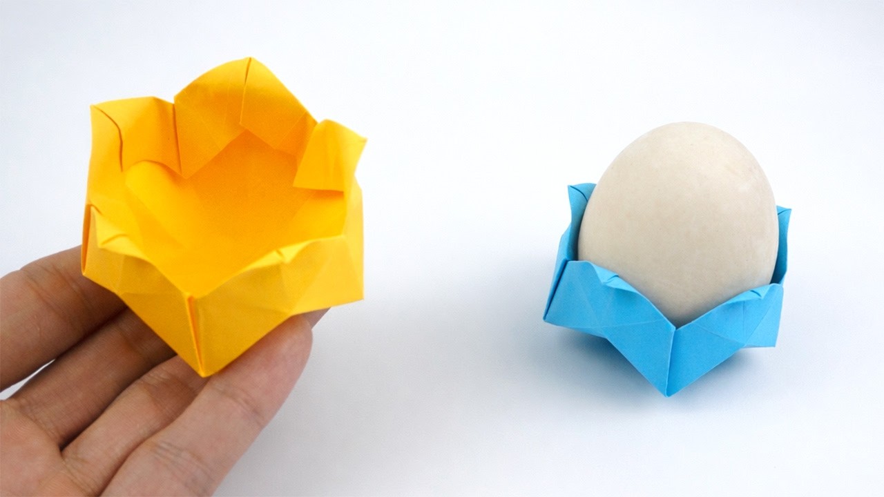 Basteln für ostern: Eierbecher basteln - Osterdeko selber machen | Ostern basteln