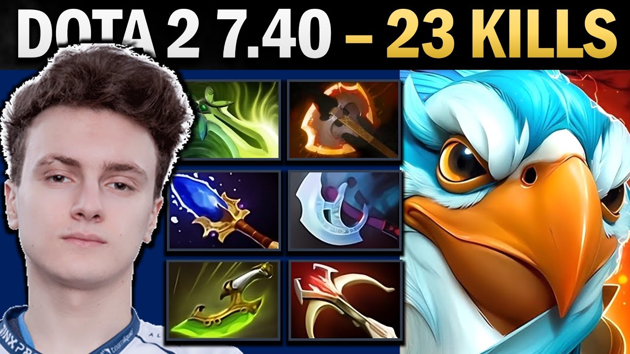 Кез, профессиональный керри с 23 убийствами и Дедалом — геймплей Dota.
