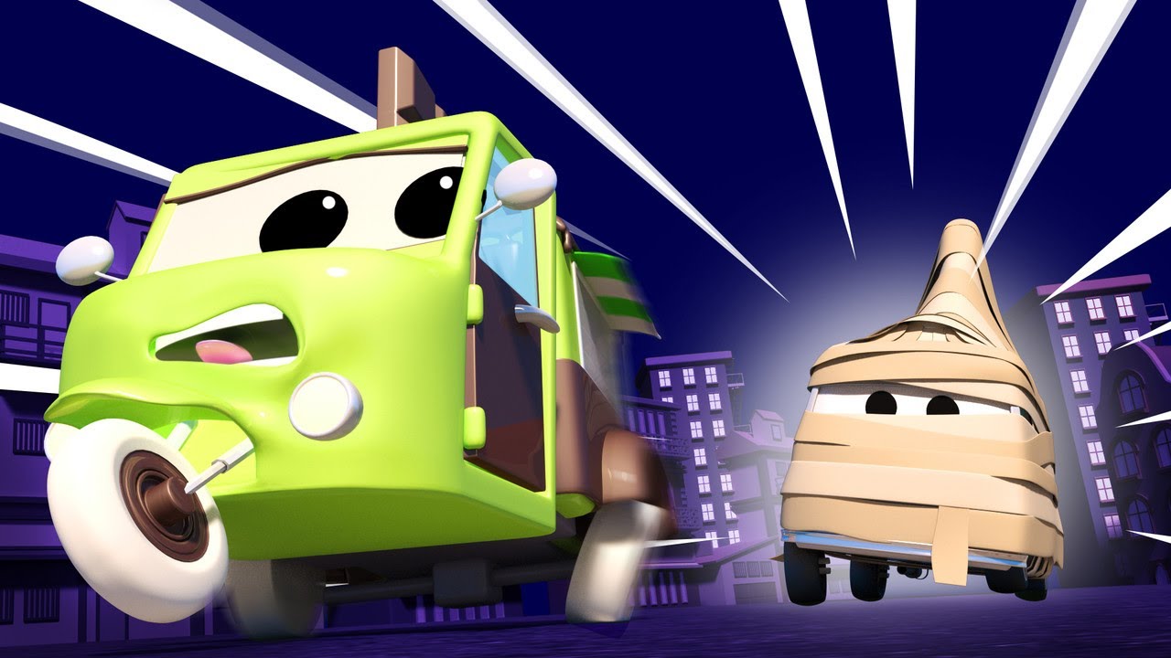 Car Patrol -  The mystery of the pizza mummy  - Car City ! Police Cars and fire Trucks for kids
