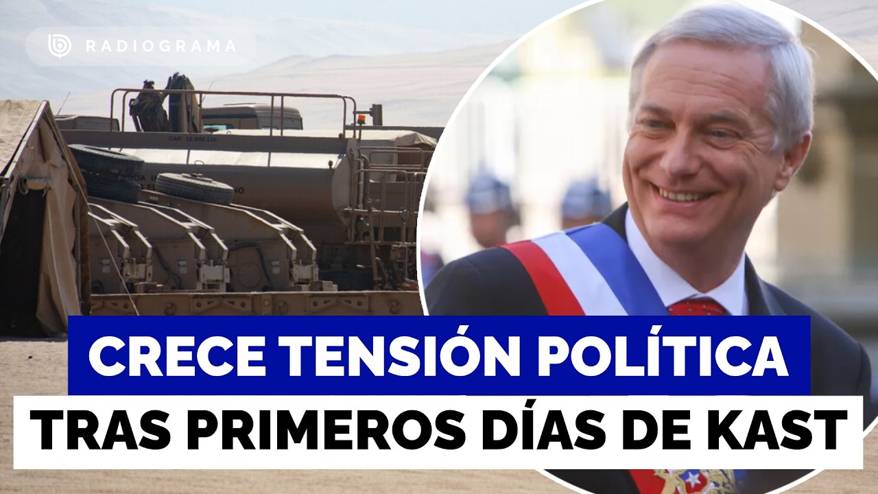 Kast blinda frontera en Arica mientras crece la tensión política por 
