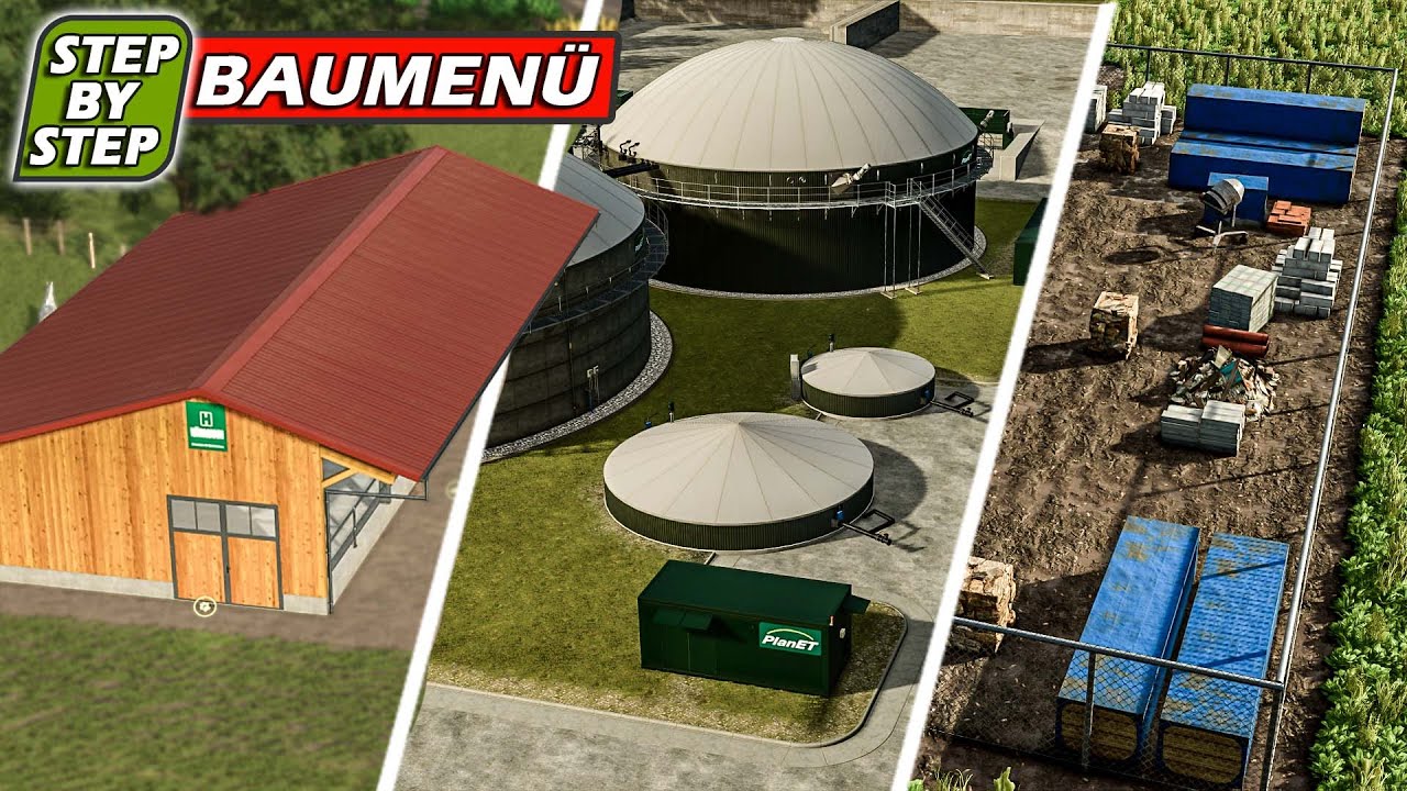 LS25: BAUMENÜ - Wie gut ist das neue BAUMENÜ, baue eigene FARMHÄUSER | im Farming Simulator 25?!