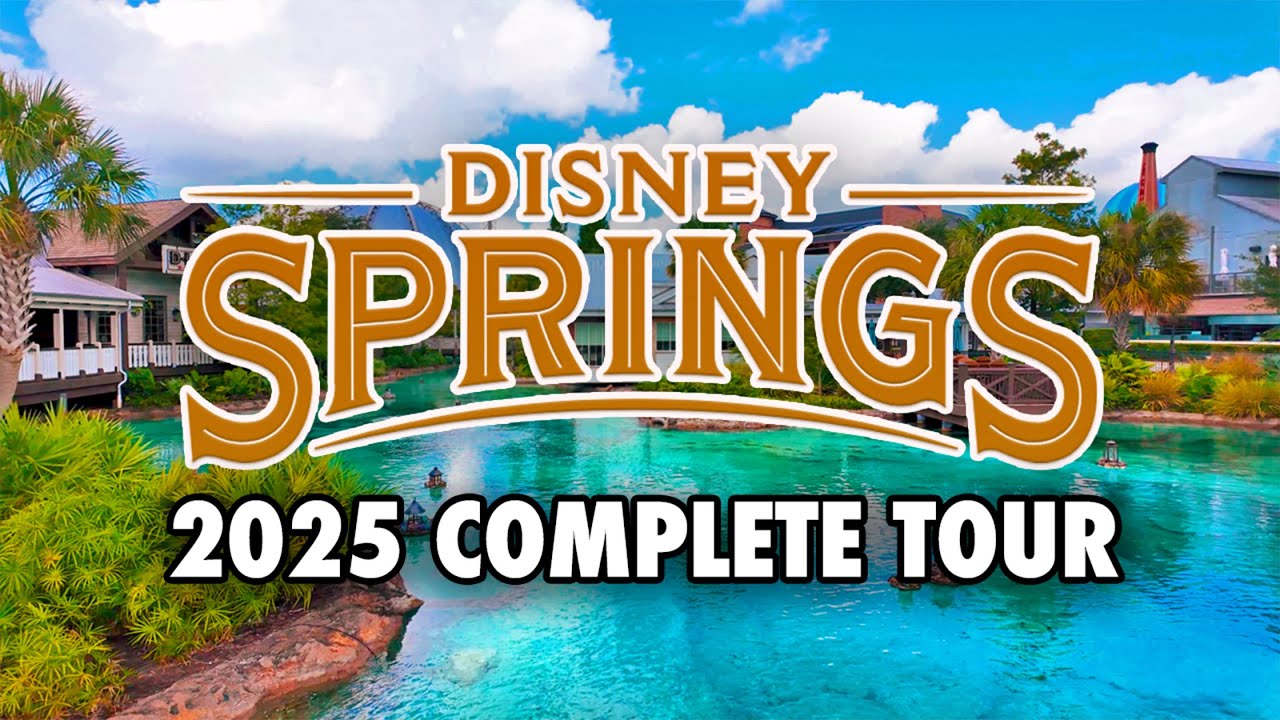 Disney Springs Walkthrough 2025 - Walt Disney World Tour with Merchandise [4K POV]