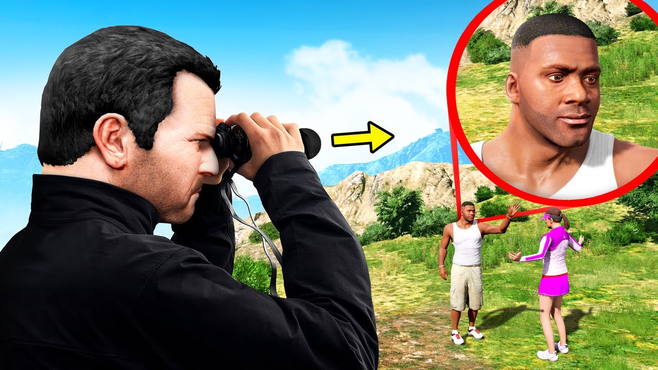 Я шпионил за ФРАНКЛИНОМ 24 часа в GTA 5! (Тайная жизнь)