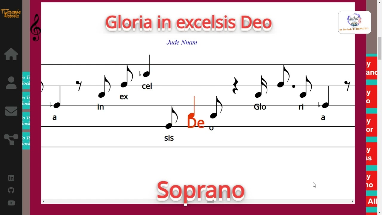Gloria in excelsis Deo - Jude Nnam - Soprano