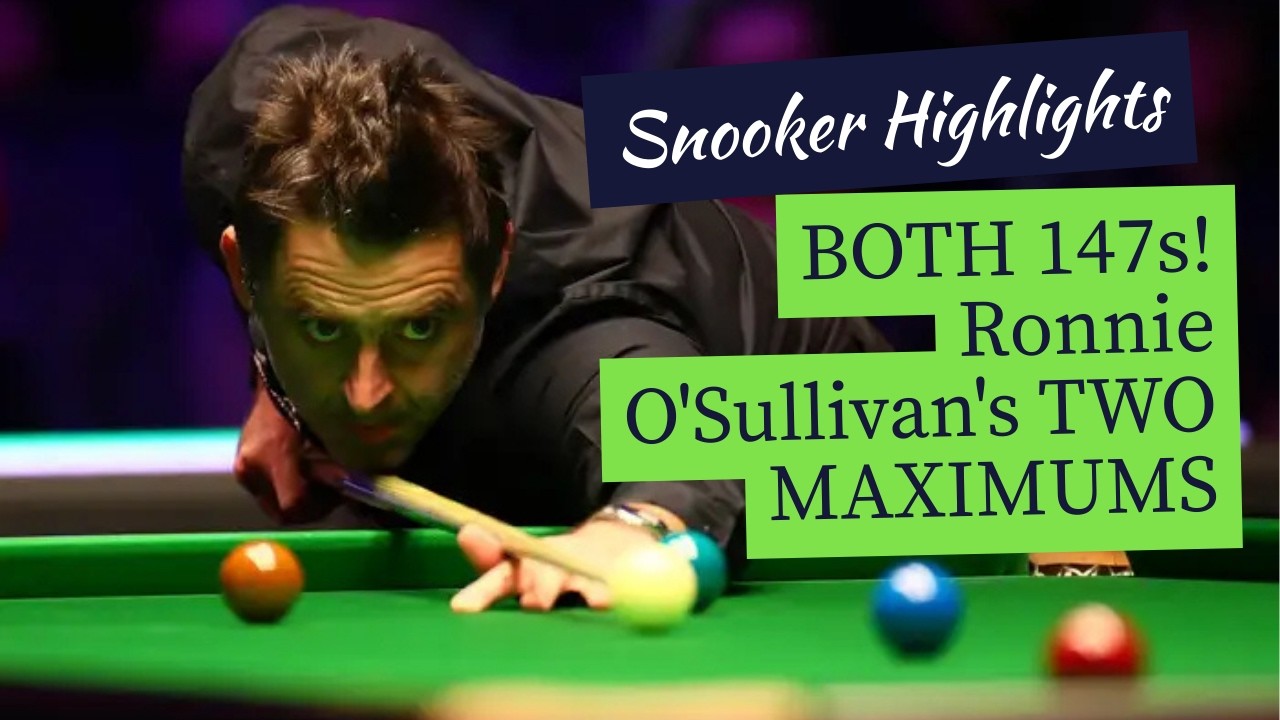 Double Maximum Magic! Ronnie O'Sullivan 2x 147 vs Wakelin | Saudi Arabia Masters 🚀 🔥