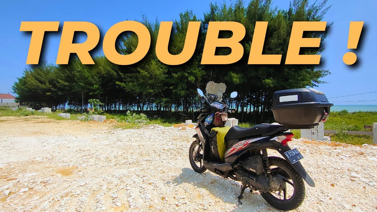 Ep.12 BAUT Bracket PATAH, Cuaca PANAS. Lengkap SUDAH ! | Touring JKT - LOMBOK Honda Beat ESP