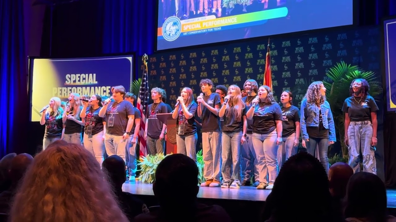 Arts Conservatory for Teens perform at City of St Pete State of the City 2026