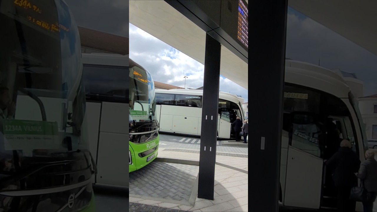 новая автобусная станция Паневежис, autobusų stotis Panevėžys. 2025.04.08. #lithuania #путешествия