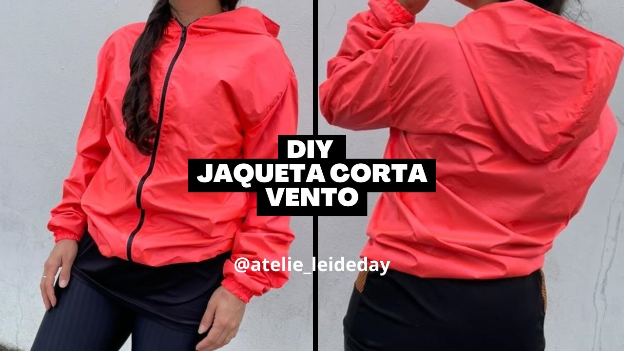 DIY JAQUETA CORTA VENTO - DIY WINDBREAK JACKET
