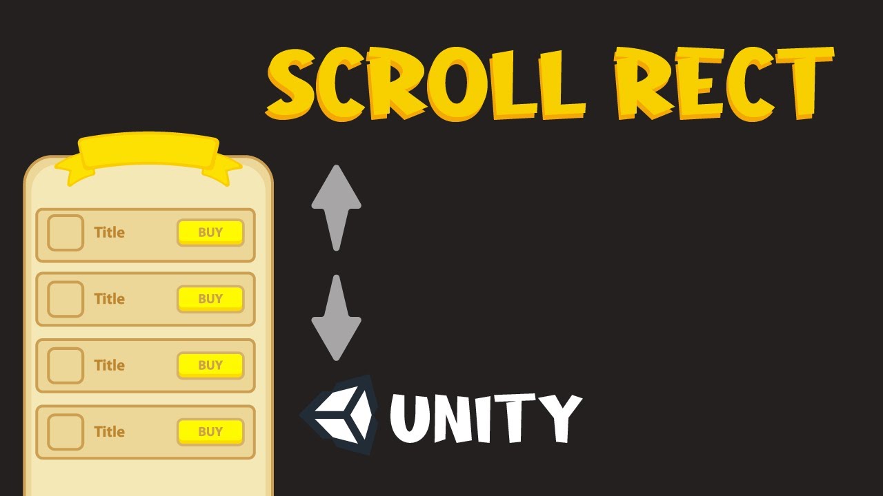 Best Way to Scroll Menu Like a PRO in Unity