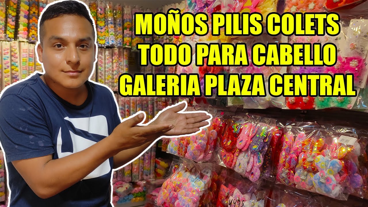 ACCESORIOS PARA CABELLO - COLETS PILIS MONOS GANCHOS Y MAS - GALERIA PLAZA CENTRAL LIMA