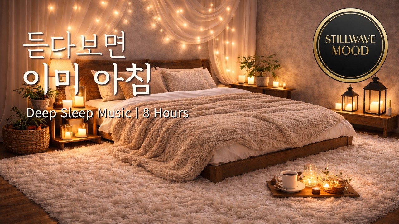 수면음악 8시간 | 5분 안에 잠드는 피아노 🎹 불면증 숙면 딥슬립