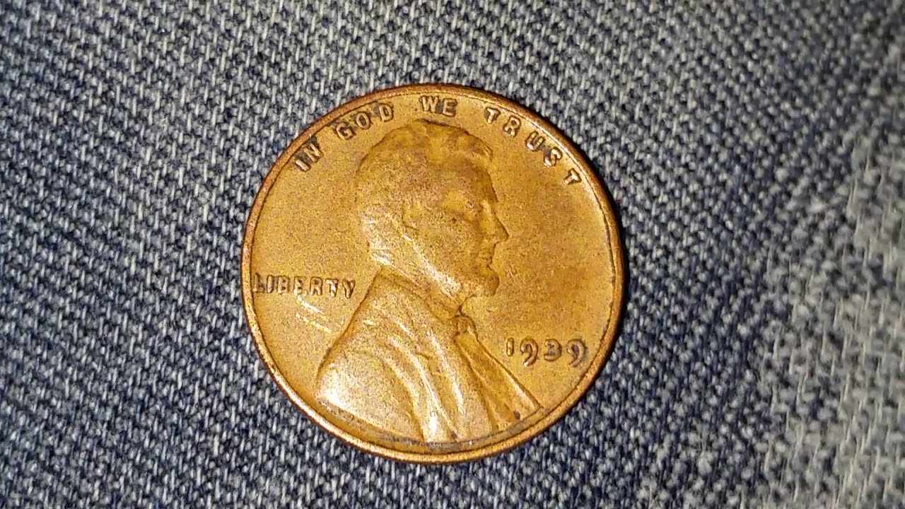 1939 Wheat Penny: No Mint Mark