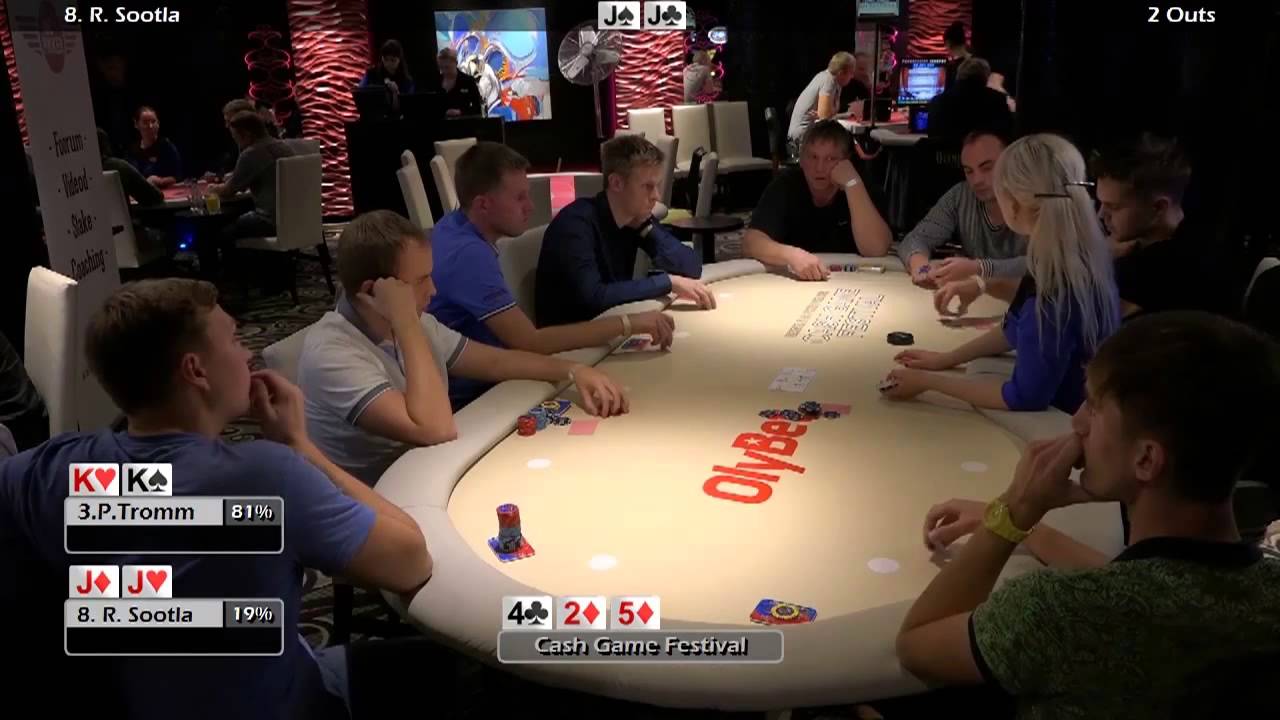 Cashgamefestival handhistory - Paavo Tromm vs Ranno Sootla