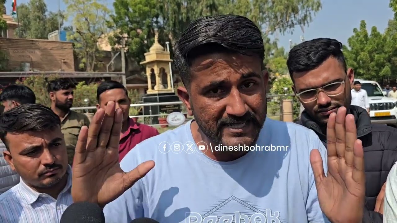 खेजड़ी और ओरण के लिए नेताओं पर भड़का युवा, बोला ; जातीय लड़ाई छिड़ जाए तो अभी सब नेता आ जायेंगे