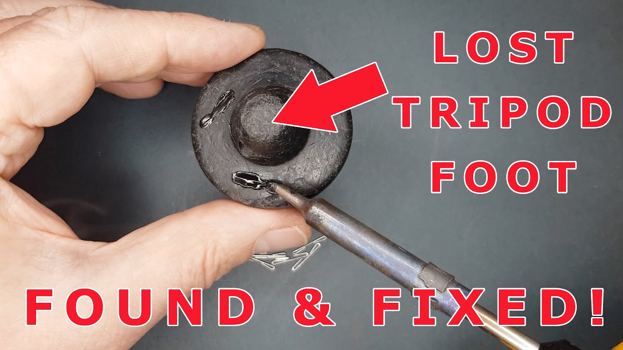 Tripod Repair | Lost, Found and Repair of the Benbo Tripod Foot | End Cap