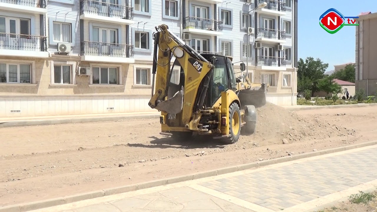 Culfa rayonunda yollar yenidən qurulur