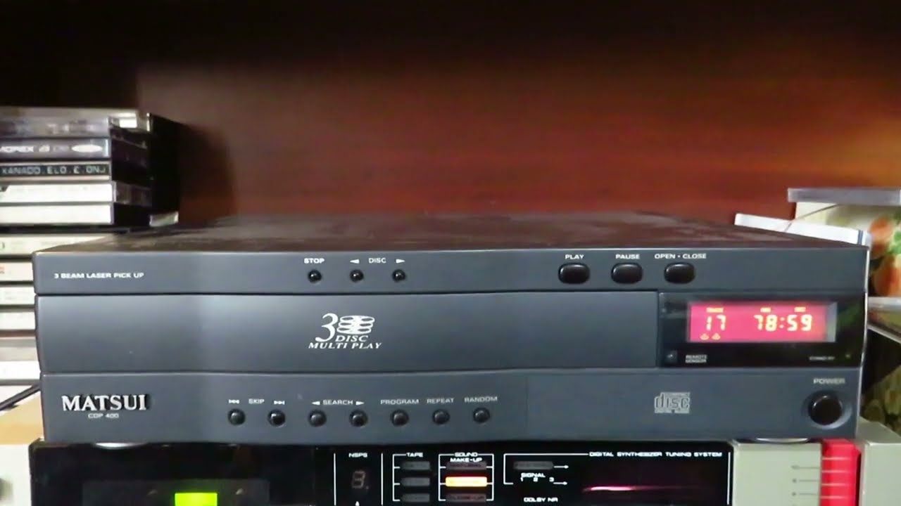 Matsui CCP-400 Multi-disk CD player Demo