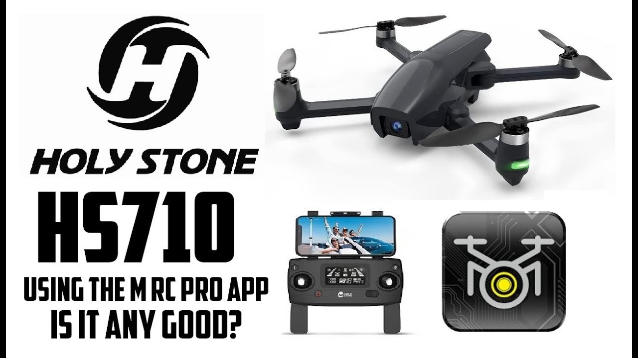 Flying the Holystone HS710 Using the M RC PRO App