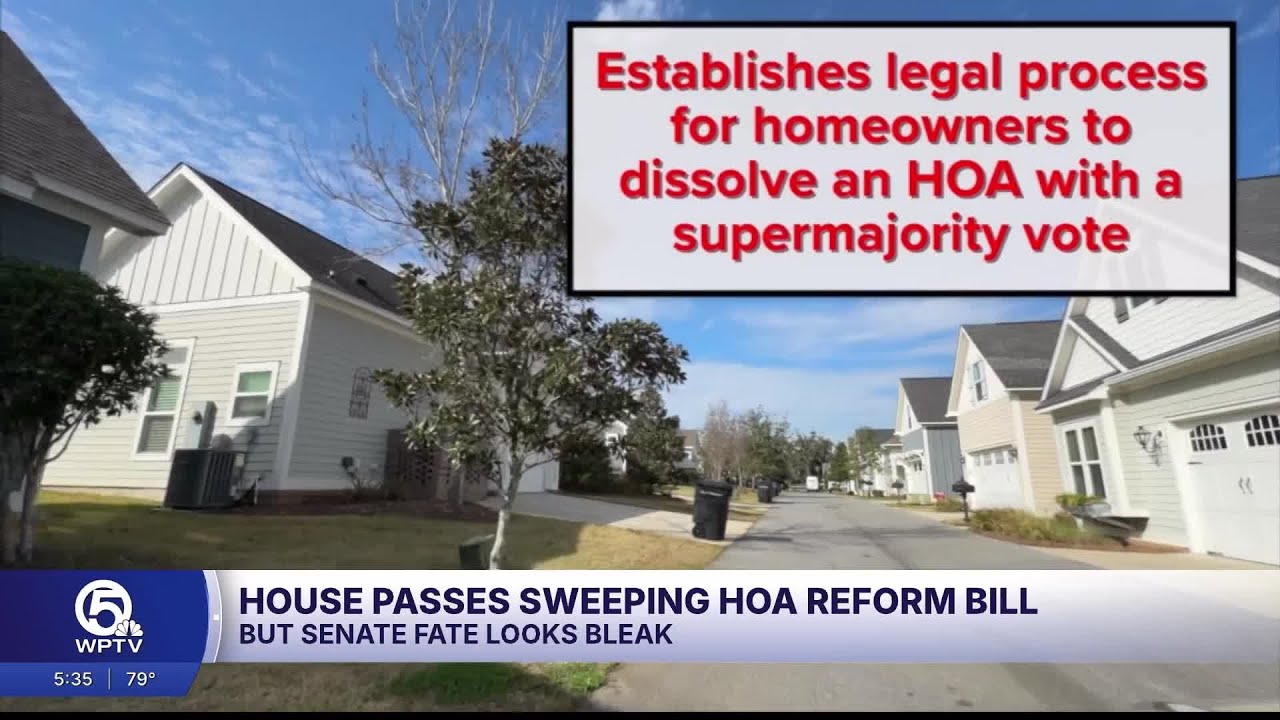 Florida House backs plan to rein in HOAs, but Senate fate uncertain