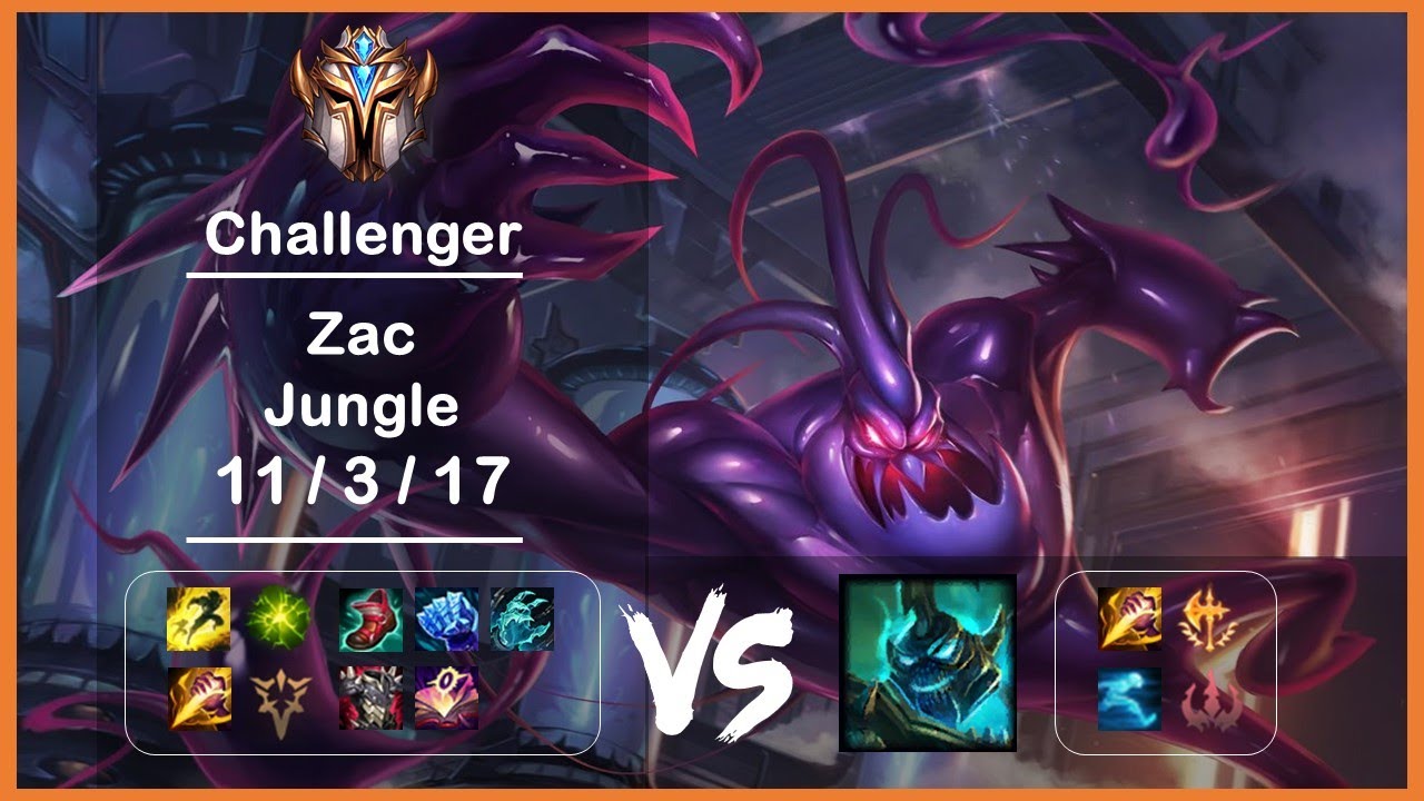 KR Challenger Replays Jungle Zac vs Hecarim Ep.4116