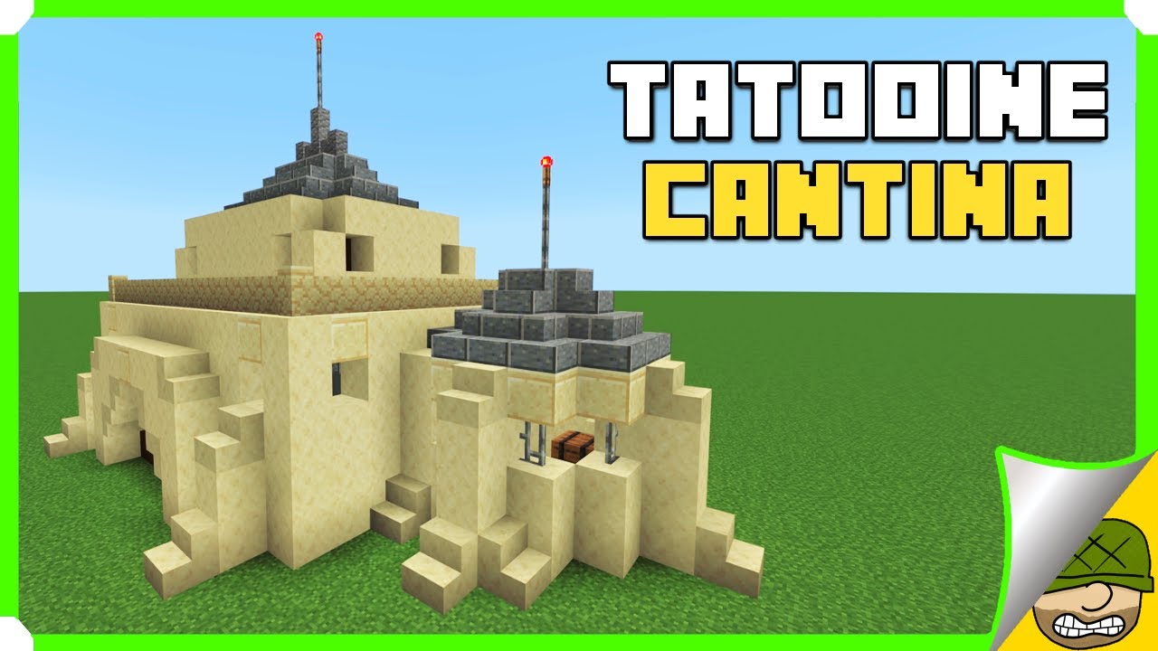 Star Wars Tatooine Cantina Build Tutorial | Minecraft Guide | #Minecraft #1Man1Game #StarWars