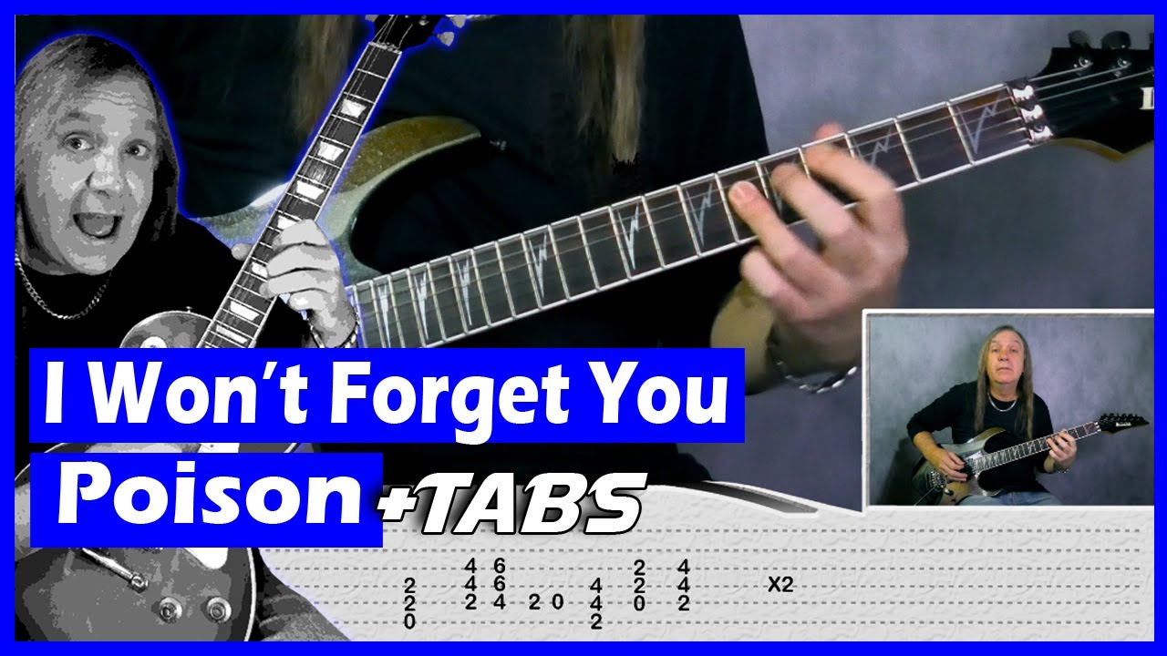 I Wont Forget You Guitar Lesson