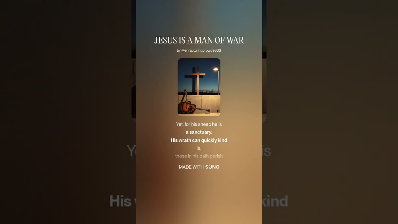 JESUS IS A MAN OF WAR