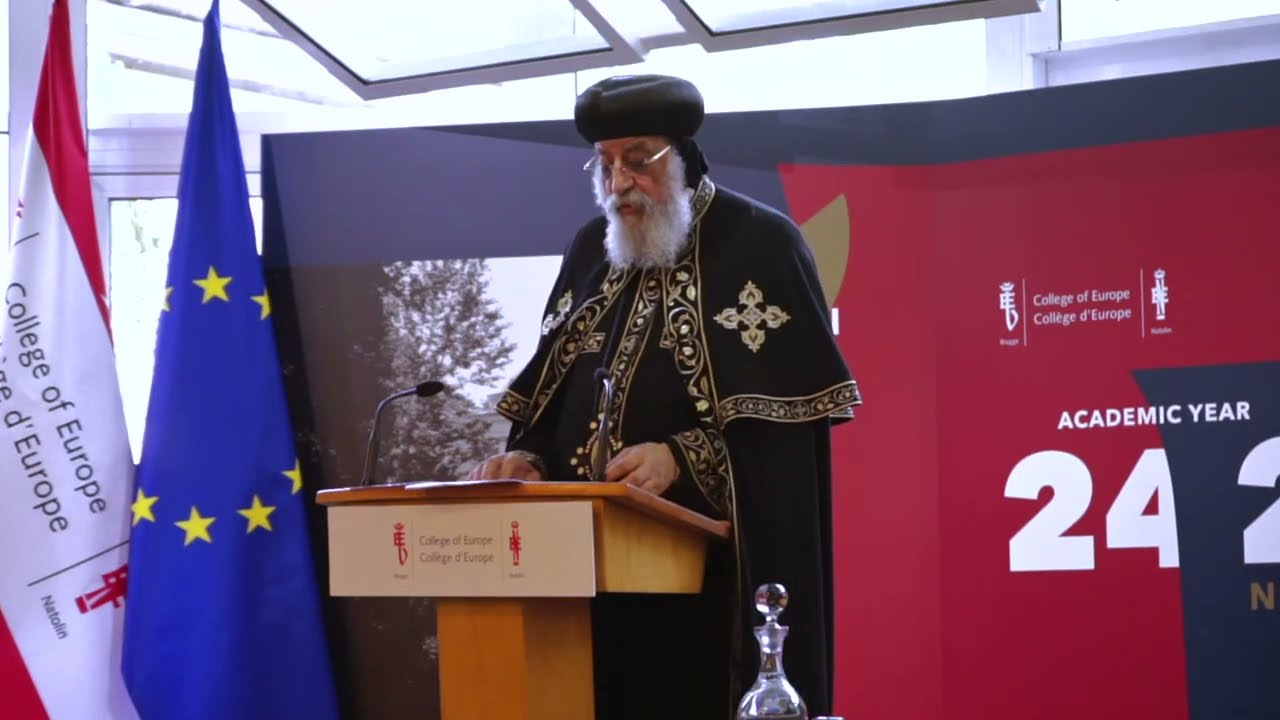 قداسة البابا تواضروس الثاني يزور كلية أوروبا الدولية في بولندا ويلقي محاضرة بها 25-04-2025