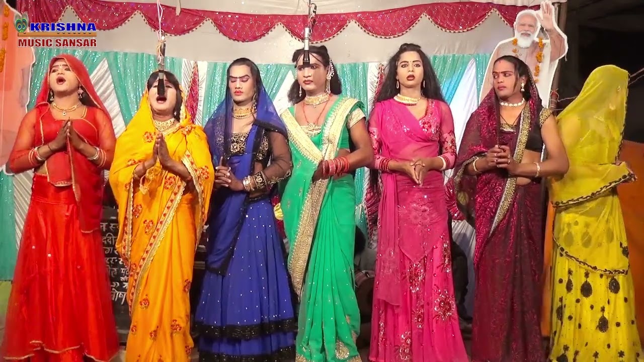 सोहन लाल की नौटंकी में हुआ स्वर की देवी की मधुर वंदना #sohan_lal_ki_nautanki #krishna_music_sansar