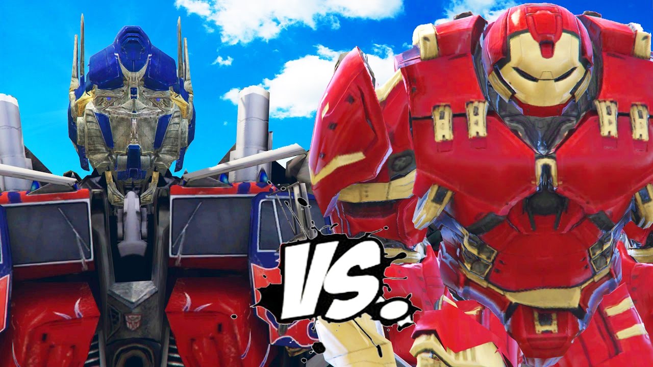 OPTIMUS PRIME vs HULKBUSTER - Epic Battle